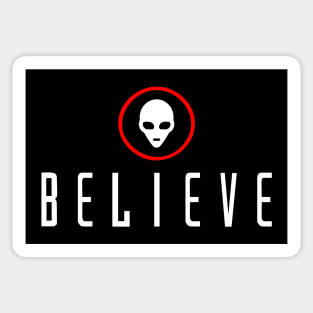 Believe Alien Sticker